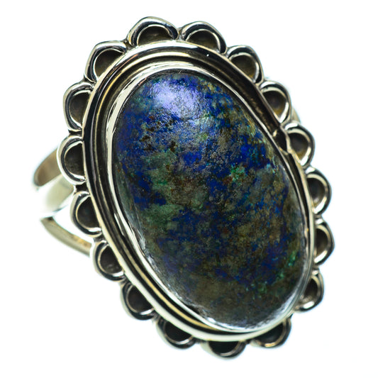 Azurite Rings handcrafted by Ana Silver Co - RING50488