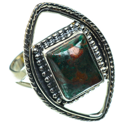 Chrysocolla Rings handcrafted by Ana Silver Co - RING50540