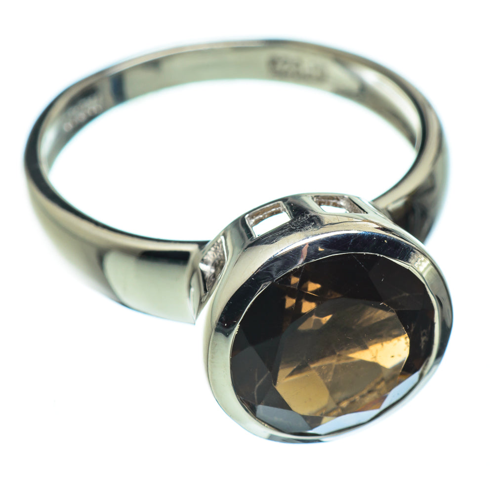 Smoky Quartz Rings handcrafted by Ana Silver Co - RING50561