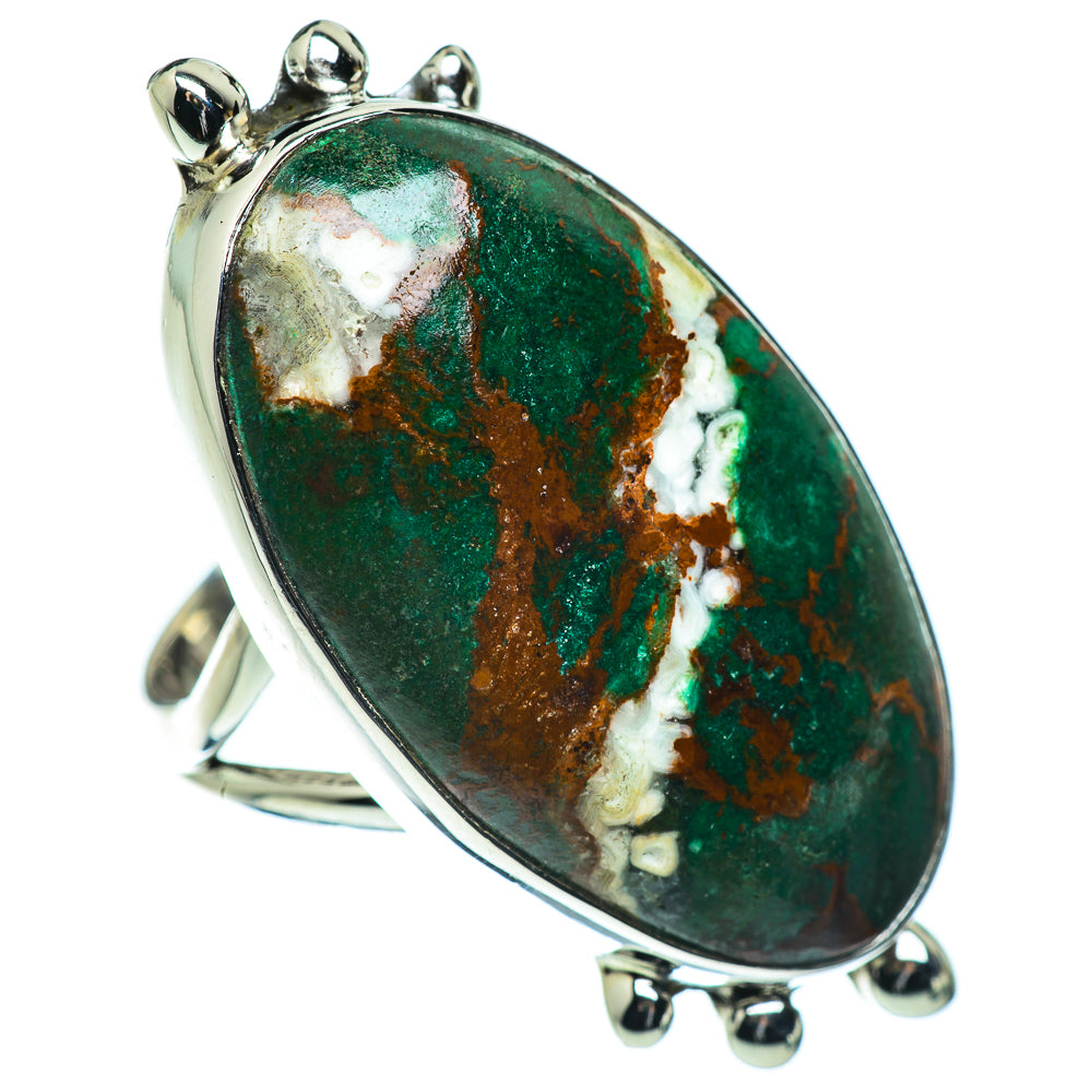 Chrysocolla Rings handcrafted by Ana Silver Co - RING50595