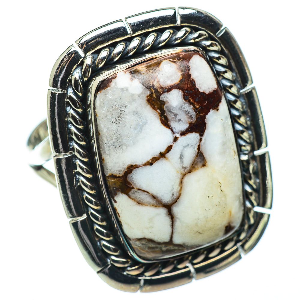 Peanut Wood Jasper Rings handcrafted by Ana Silver Co - RING50643