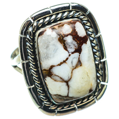 Peanut Wood Jasper Rings handcrafted by Ana Silver Co - RING50643