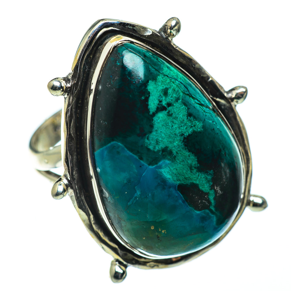 Chrysocolla Rings handcrafted by Ana Silver Co - RING50658