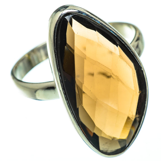 Smoky Quartz Rings handcrafted by Ana Silver Co - RING50675