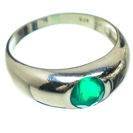Green Onyx Rings handcrafted by Ana Silver Co - RING50735
