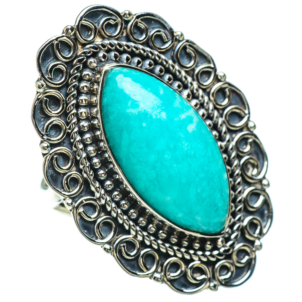 Amazonite Rings handcrafted by Ana Silver Co - RING50871