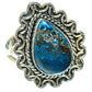 Chrysocolla In Quartz Rings handcrafted by Ana Silver Co - RING50895