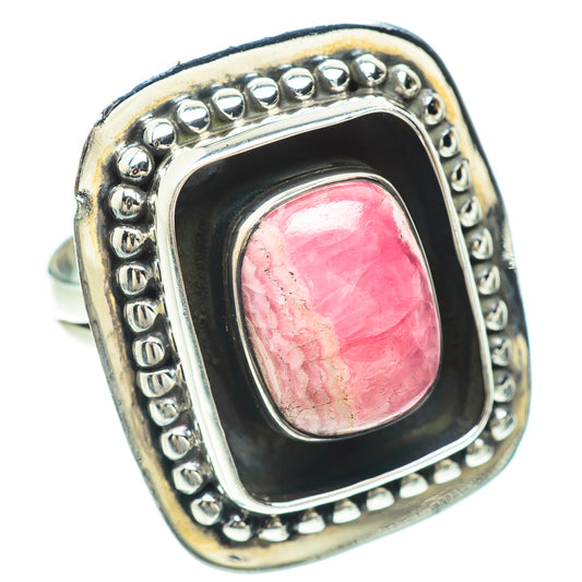 Rhodochrosite Rings handcrafted by Ana Silver Co - RING50943