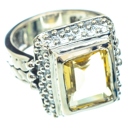 Citrine Rings handcrafted by Ana Silver Co - RING51073