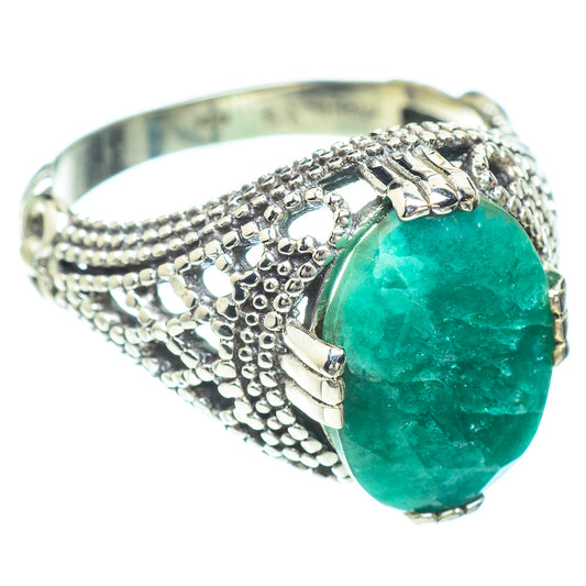 Green Sillimanite Rings handcrafted by Ana Silver Co - RING51172