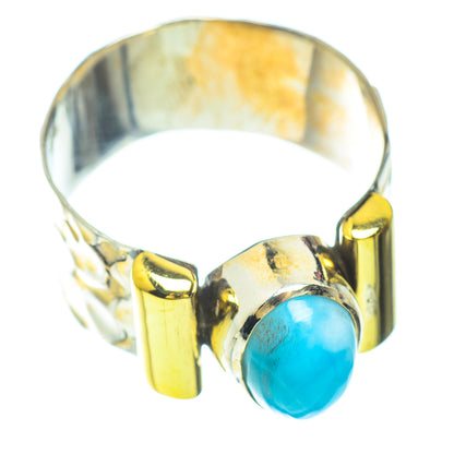 Larimar Rings handcrafted by Ana Silver Co - RING51190