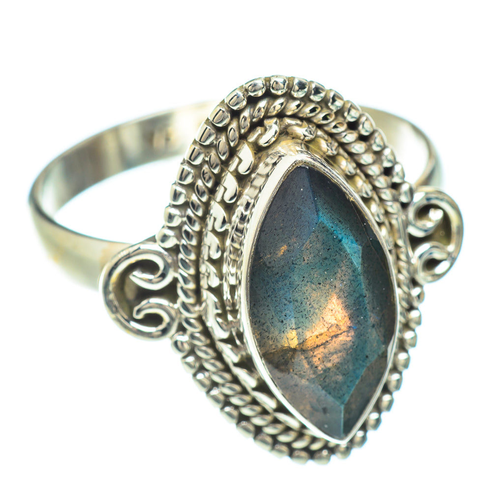 Labradorite Rings handcrafted by Ana Silver Co - RING51213
