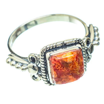 Sponge Coral Rings handcrafted by Ana Silver Co - RING51217