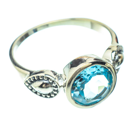Blue Topaz Rings handcrafted by Ana Silver Co - RING51271