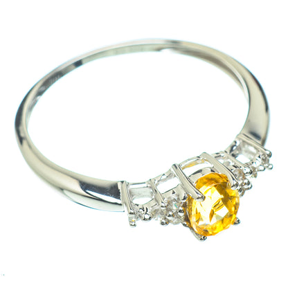 Citrine Rings handcrafted by Ana Silver Co - RING51296