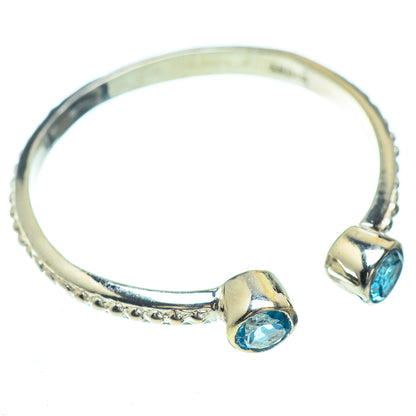 Blue Topaz Rings handcrafted by Ana Silver Co - RING51383