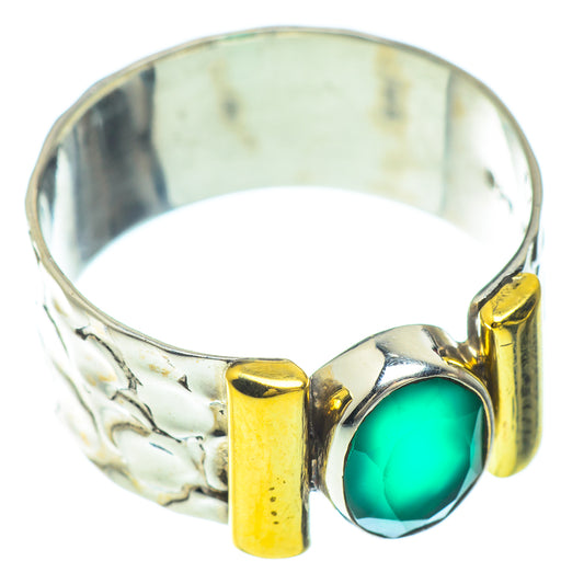 Green Onyx Rings handcrafted by Ana Silver Co - RING51389