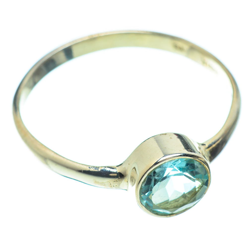 Blue Topaz Rings handcrafted by Ana Silver Co - RING51488