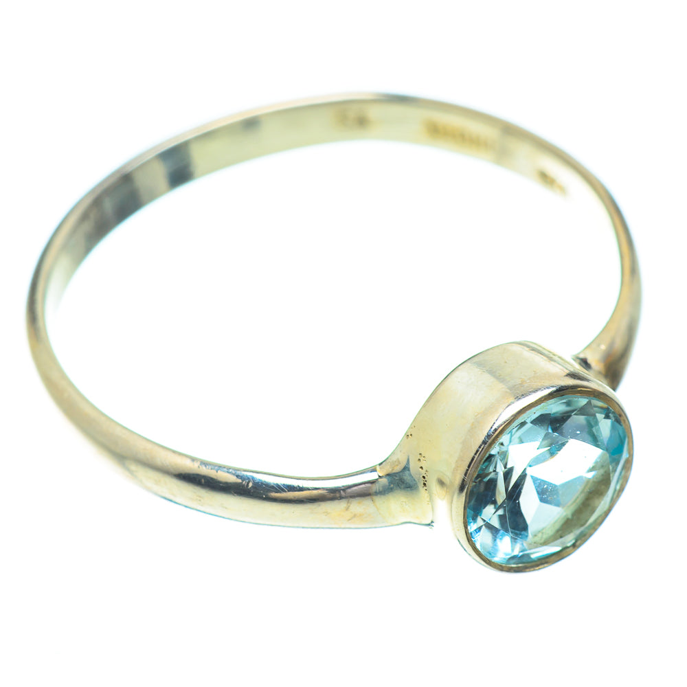 Blue Topaz Rings handcrafted by Ana Silver Co - RING51534