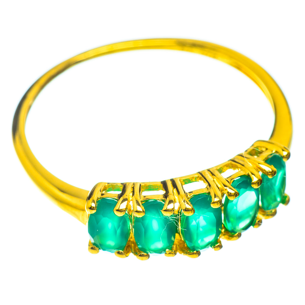 Green Onyx Rings handcrafted by Ana Silver Co - RING51557