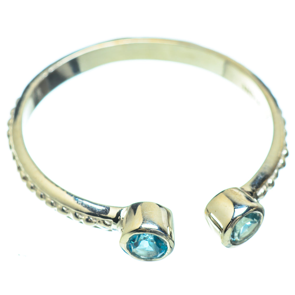Blue Topaz Rings handcrafted by Ana Silver Co - RING51601