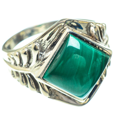 Malachite Rings handcrafted by Ana Silver Co - RING51604