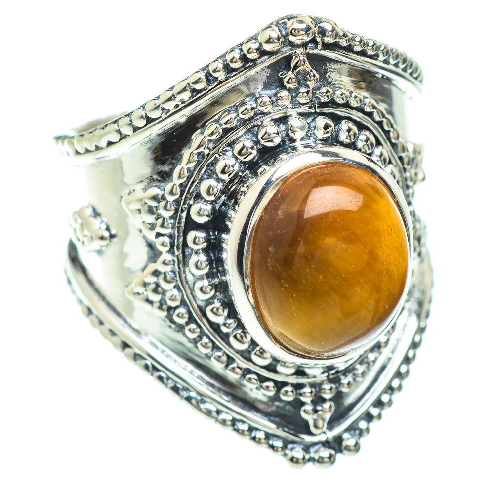 Tiger Eye Rings handcrafted by Ana Silver Co - RING51631