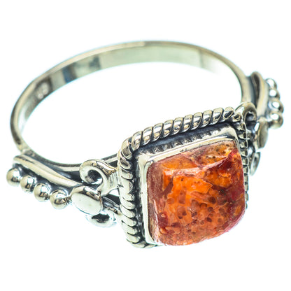 Sponge Coral Rings handcrafted by Ana Silver Co - RING51632