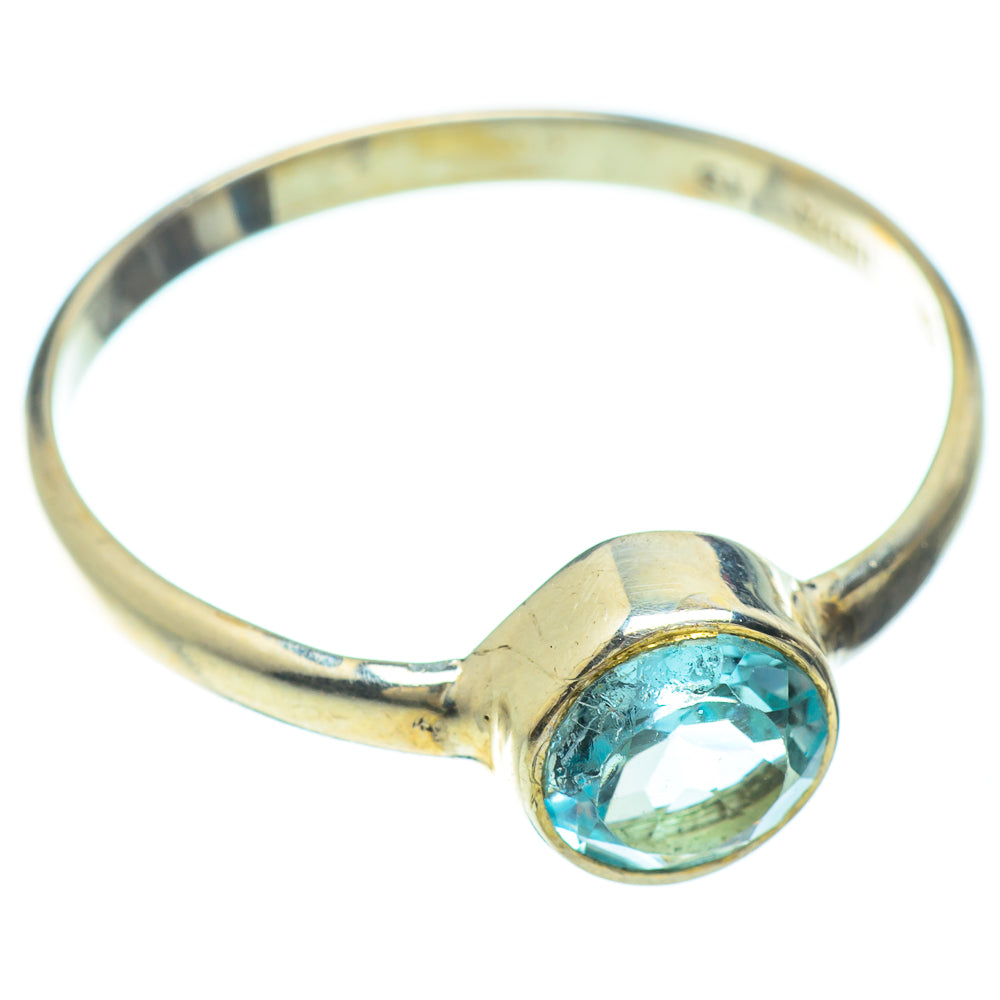 Blue Topaz Rings handcrafted by Ana Silver Co - RING51646