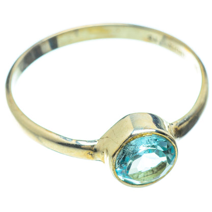 Blue Topaz Rings handcrafted by Ana Silver Co - RING51646