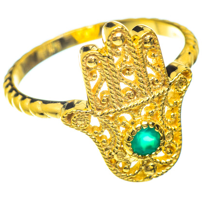 Green Onyx Rings handcrafted by Ana Silver Co - RING51682
