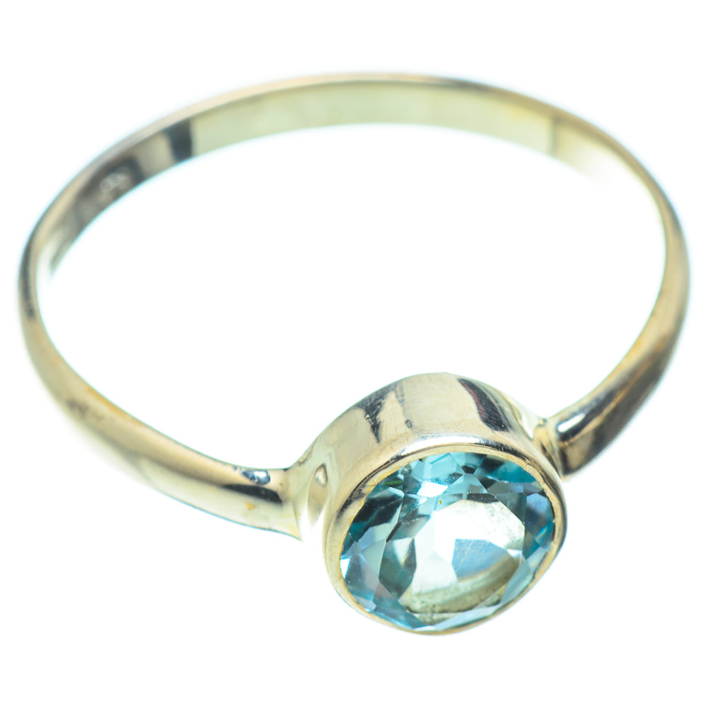 Blue Topaz Rings handcrafted by Ana Silver Co - RING51691