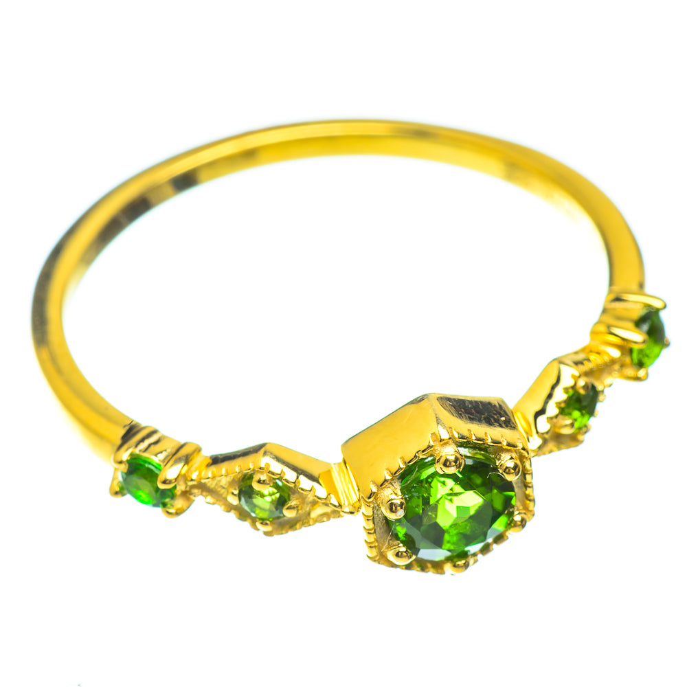 Chrome Diopside Emerald Copper Rings handcrafted by Ana Silver Co - RING51707