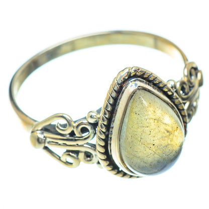 Labradorite Rings handcrafted by Ana Silver Co - RING51725