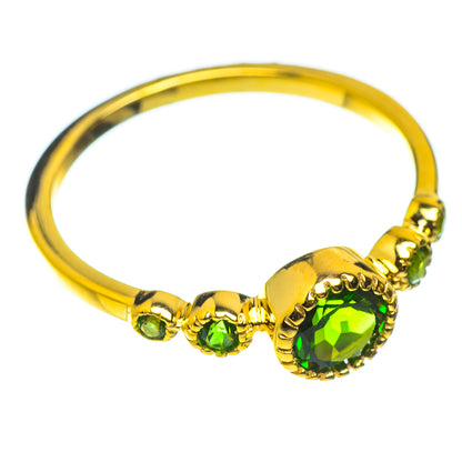 Chrome Diopside Rings handcrafted by Ana Silver Co - RING51817