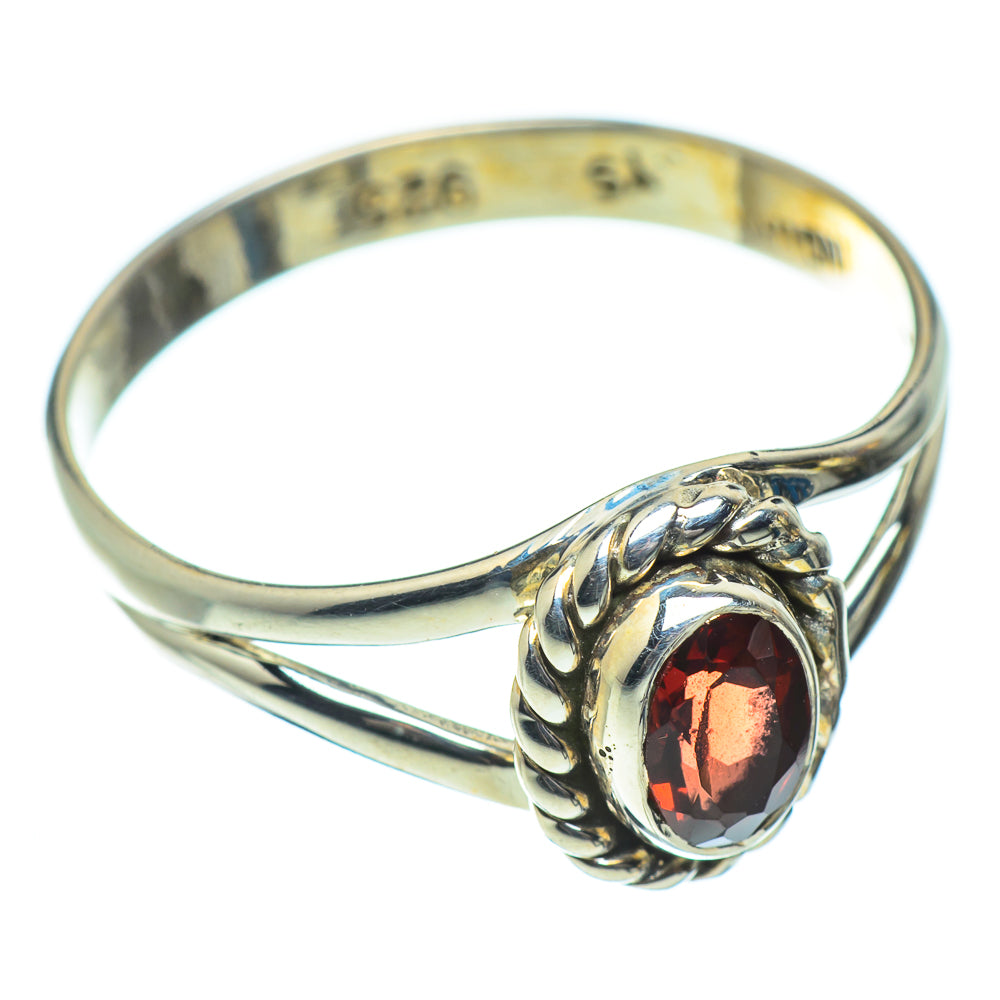 Garnet Rings handcrafted by Ana Silver Co - RING51881