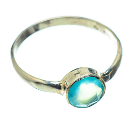 Aqua Chalcedony Rings handcrafted by Ana Silver Co - RING51927