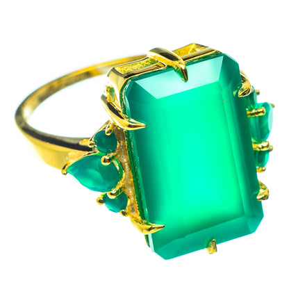 Green Onyx Rings handcrafted by Ana Silver Co - RING51932
