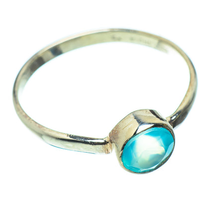 Aqua Chalcedony Rings handcrafted by Ana Silver Co - RING51951