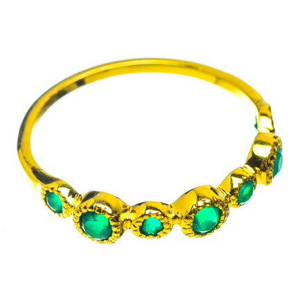 Green Onyx Rings handcrafted by Ana Silver Co - RING51959