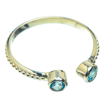 Blue Topaz Rings handcrafted by Ana Silver Co - RING51980