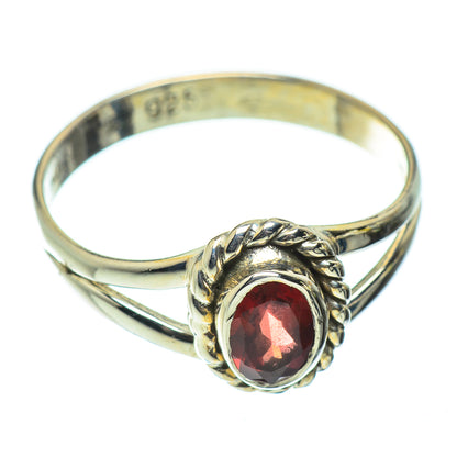 Garnet Rings handcrafted by Ana Silver Co - RING52048