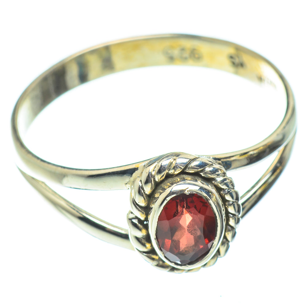 Garnet Rings handcrafted by Ana Silver Co - RING52066