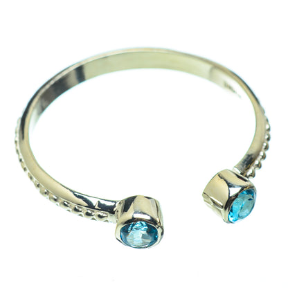 Blue Topaz Rings handcrafted by Ana Silver Co - RING52111