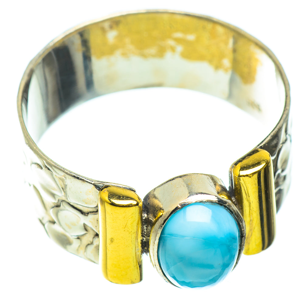 Larimar Rings handcrafted by Ana Silver Co - RING52114