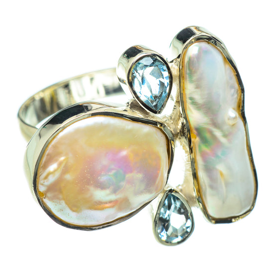 Mother Of Pearl Rings handcrafted by Ana Silver Co - RING52143