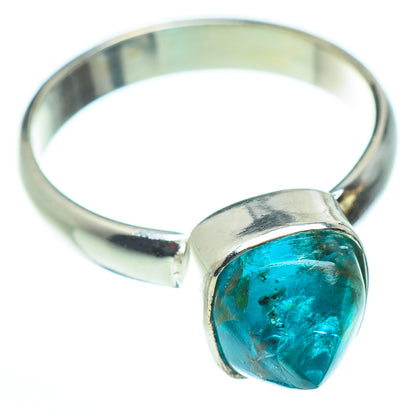 Blue Fluorite Rings handcrafted by Ana Silver Co - RING52180
