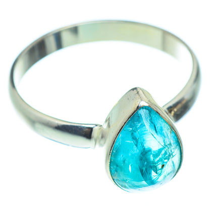Blue Fluorite Rings handcrafted by Ana Silver Co - RING52185
