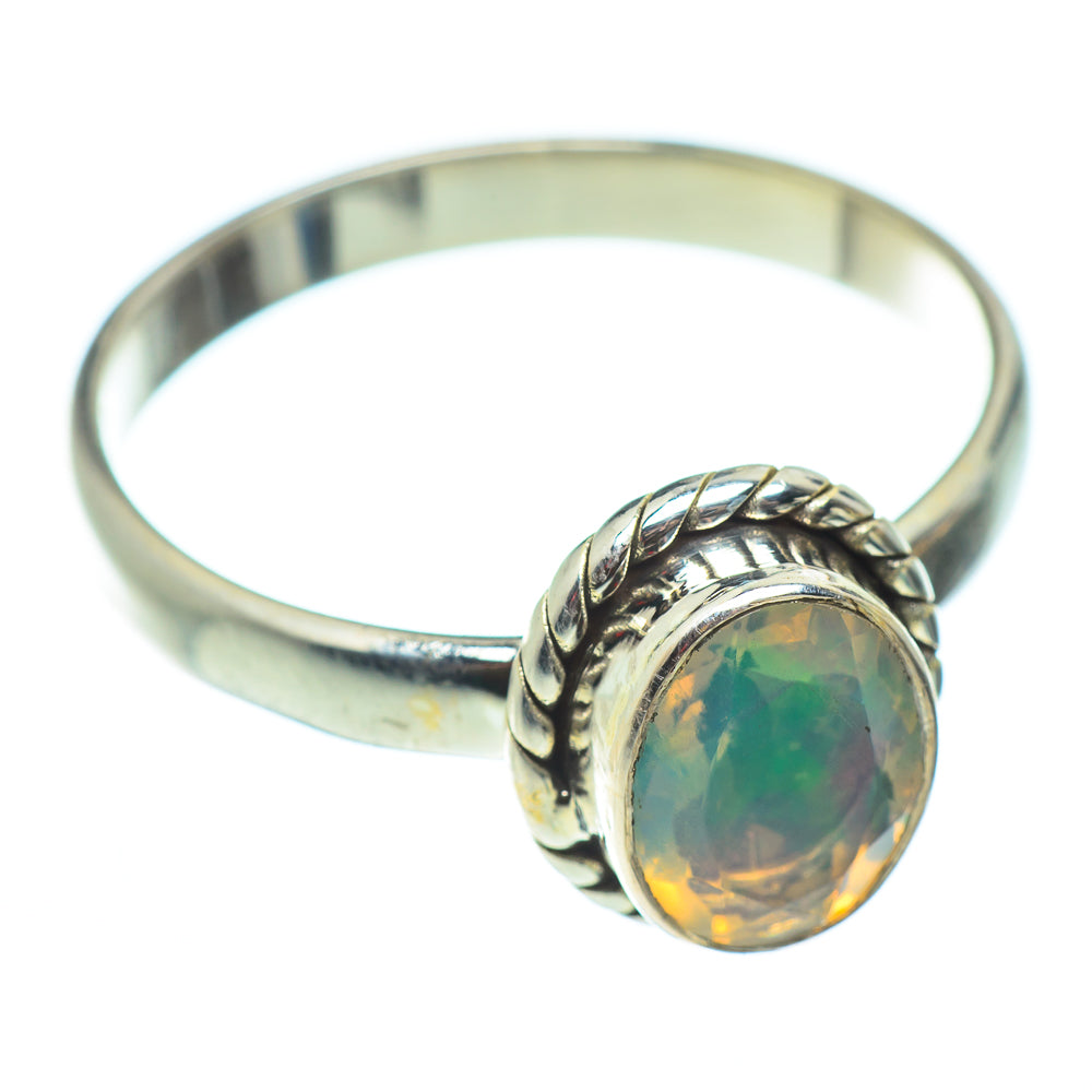 Ethiopian Opal Rings handcrafted by Ana Silver Co - RING52208