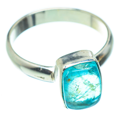 Blue Fluorite Rings handcrafted by Ana Silver Co - RING52210
